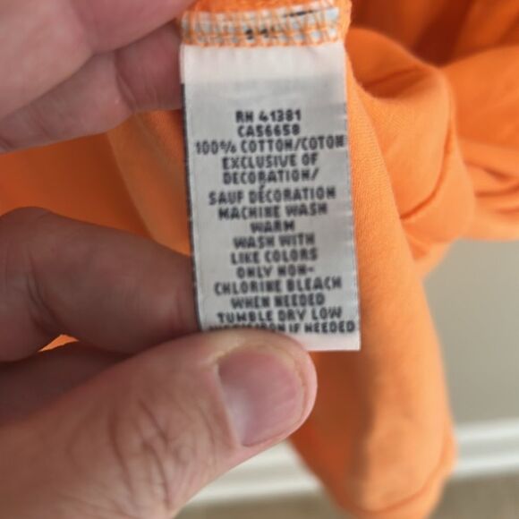 Polo Ralph Lauren Men’s TALL Orange Polo. Size 2XLT - Picture 4 of 5